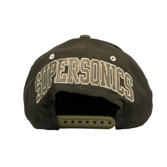 Mitchell & Ness Seattle SuperSonics Hardwood Classics Snapback Hat Throwback - Picture 4 of 8